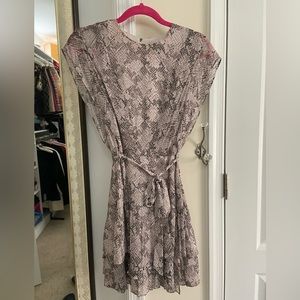 All Saints ruffled mini dress size 4